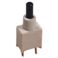C&K Components Pushbutton Switch, Spst, Momentary, 0.02A, 20Vdc, Solder Terminal, Through Hole-Straight EP11S2D1CBE